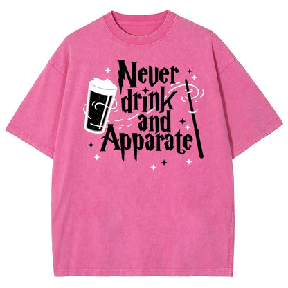 Fashionable Water-Wash Worn-Out Short-Sleeve Men’s Casual Summer Top