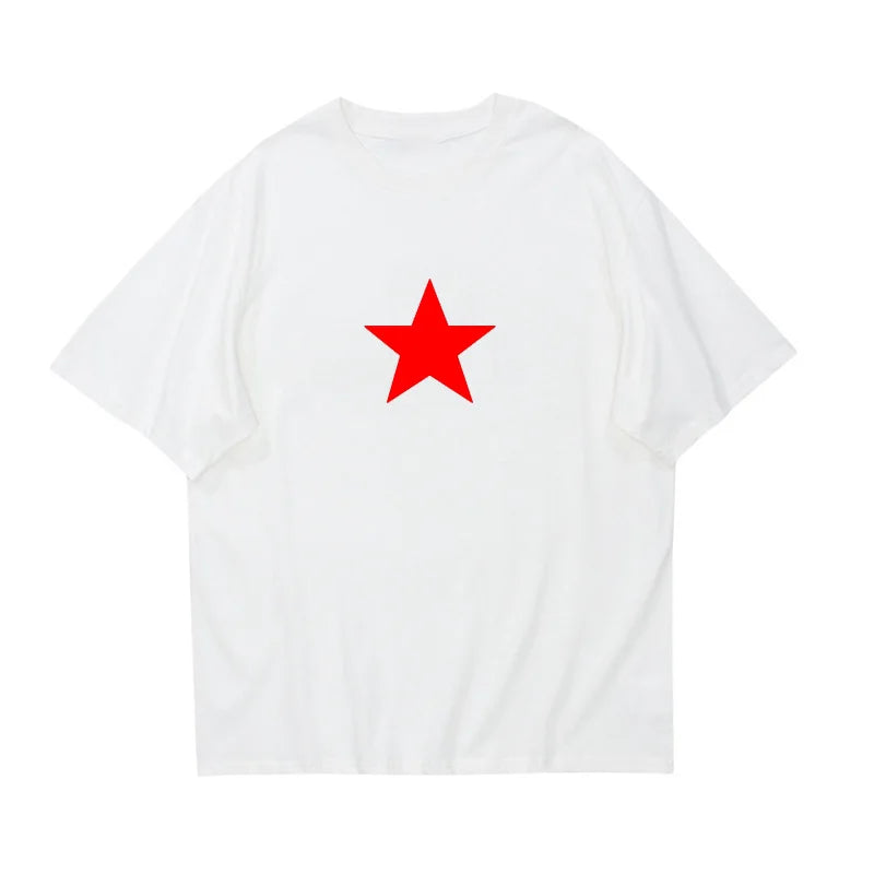 Men's Casual T-Shirt Star Printed Streetwear