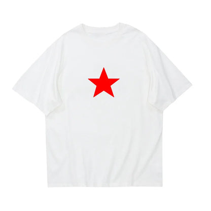 Men's Casual T-Shirt Star Printed Streetwear