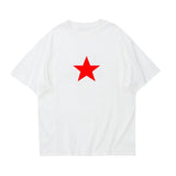 Men's Casual T-Shirt Star Printed Tops Streetwear