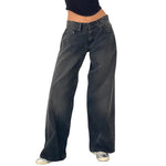 High Waist Distressed Flared Jeans for Spring