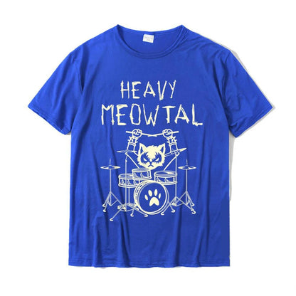 Heavy Meowtal Cat Metal Music Tshirt Women Funny Pet Owner