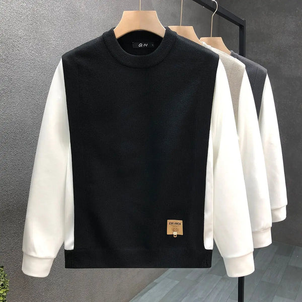 Fake Two-piece Casual Plus Velvet Thickened Autumn Winter