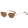 Retro Cat Eye Hip Hop Narrow Sunglasses Women