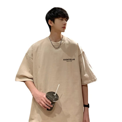 Summer Tee Shirts For Men Big Size Male Print Clothes