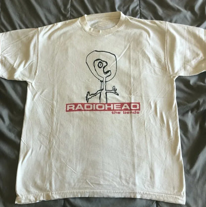 90s Radiohead Graphic Tee Vintage Punk Hip Hop Oversized T-Shirt