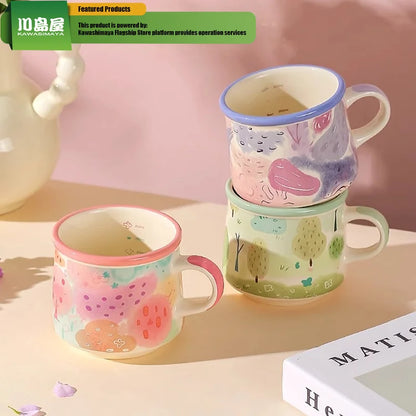 Mug High-Value Ceramic Mugs Niche Design Girls Office Mugs Home Coffee Cups