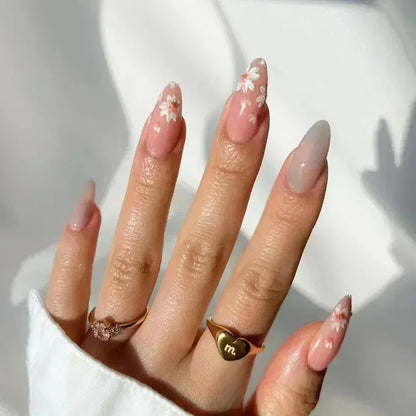 Cat's Eye Love nails Hand drawn nails Gel Faux Acrylic