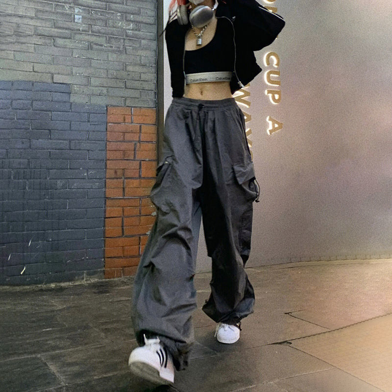 Cargo Pants Y2K Women Vintage Low Waist