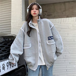 Women Hoodies Streetwear Casual Oversized Zipper