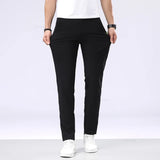 2024 Herren Freizeithose Schlank Gerade Elastische Taille