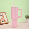 40 oz Tumbler with Handle Straw Lid Insulated Travel Coffee Cup