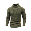 Men's Ribbed Knit Sweater - Crew Neck Pullover Winter Warm
