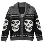 Women Gothic Ghost Pattern Sweater Warm Streetwear