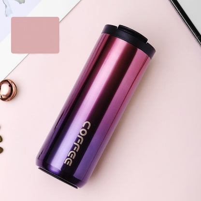 Mug Flap Lid Leak-Proof Travel Thermal