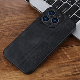 phone Case for IPhone Luxury Leather Business Elite Shock Proof