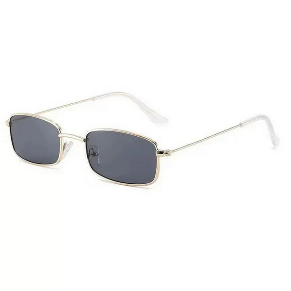 Retro Metal Frame Sunglasses Colorful Lens