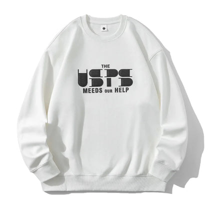 Men’s Long Sleeve Hoodie 2024 Fall Loose Fit Casual Streetwear