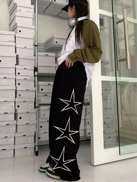 Y2k Harajuku Übergroße Vintage Hip Hop Jogginghosen