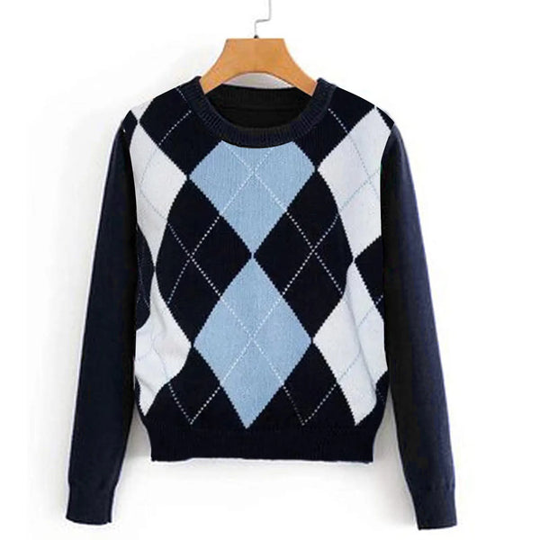 Outerwears Women'S Sweater Fashion Long Sleeve England Style