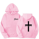 Men's Believe Cross Jesus Printed Hoodies Man