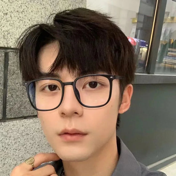 Transparent Anti-Blue Light Round Eyeglasses