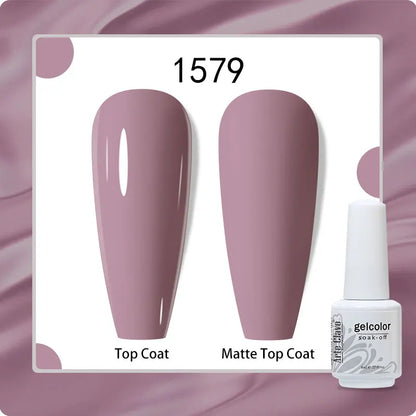 8ml Pure Color Gel Nail Polish Nail Art Manicure Semi Permanent