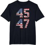 Trump Tshirt Make America Great Again 45 47 Trump