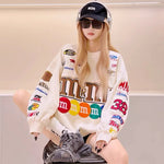 Y2k Long Sleeve Oversized Sweatshirt For Women