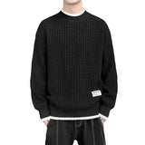 Men's Crewneck Knit Sweater Fun Long Sleeve Pullover