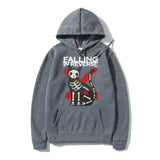 Streetwear Falling in Reverse Cat Graphic Hoodie