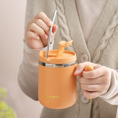 Coffee Mug Stainless Steel Thermos Cup Double Wall Insulated