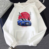 Hoodie Männer für JDM Auto japanische Streetwear Casual