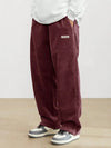 Corduroy Cargo Pants Baggy Loose Fit Sweatpants Casual Joggers