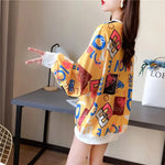 Casual Sweatshirts Female Clothing 2024 Autumn Oversized All-match