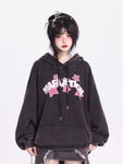 Women's Gothic Star Hoodie Vintage Y2K Harajuku Style