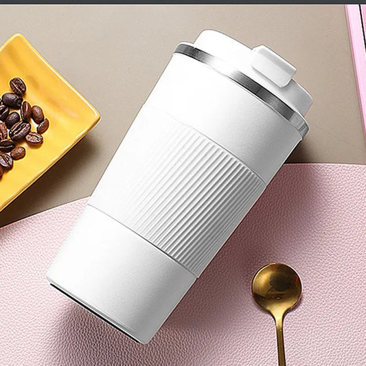 Double Stainless Steel Coffee Thermos Leak-Proof Travel Flask