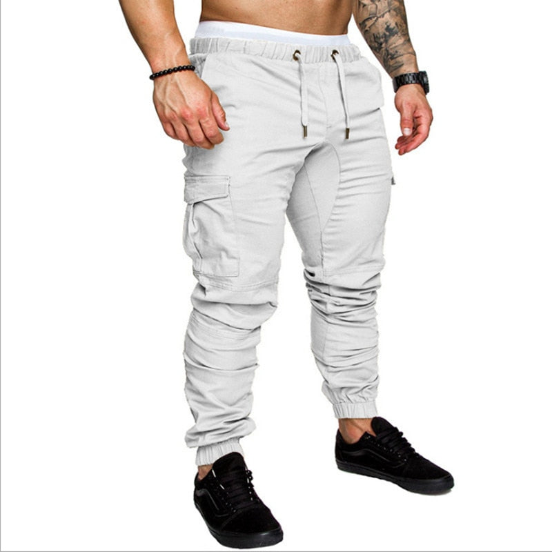 Casual Männer Hosen Harem Pantalones Mode Große Tasche Hip Hop