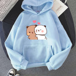 Hoodie Women Printed Cartoon Panda Bear Harajuku Unisex