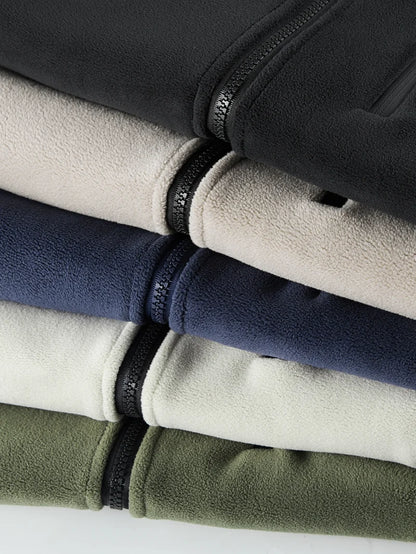 Men's Winter Polar Fleece Jacket Outdoor Thermal Warm
