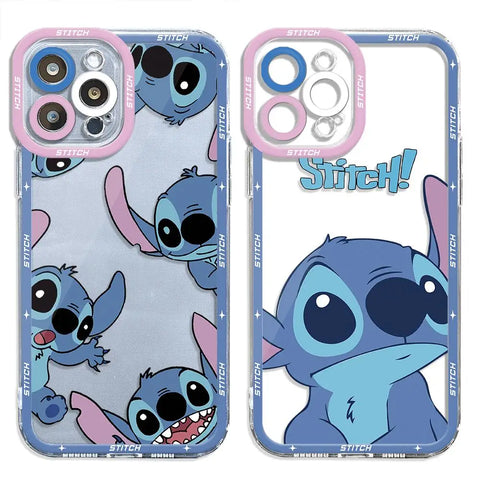 Cartoon Lilo Stitch Phone Case for Apple iPhone Matte Shockproof Cover