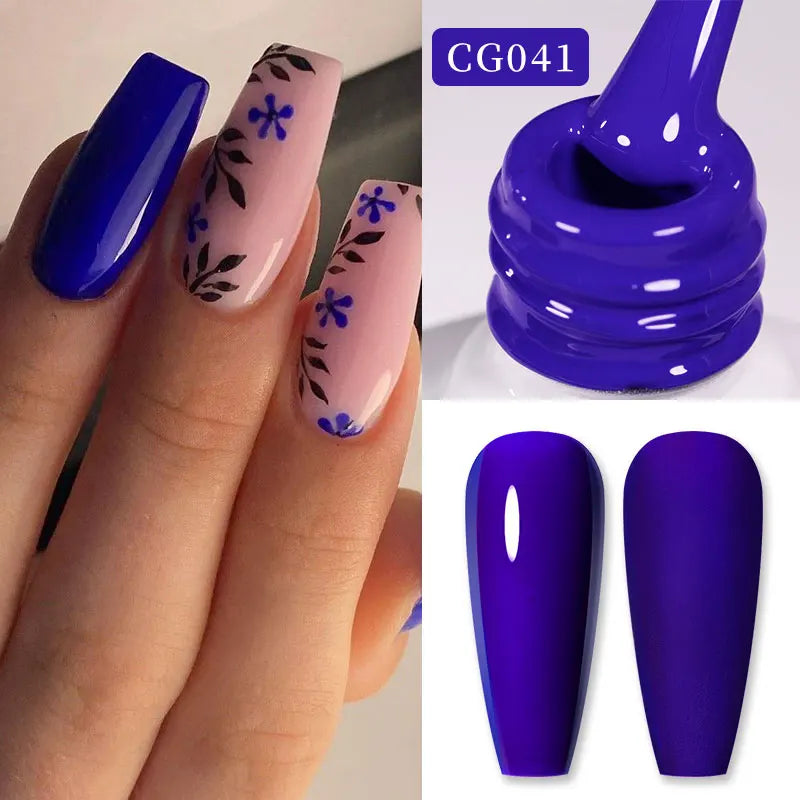 10ml Glitter Silver Liner Paint Gel Nail Polish Line Stripe Gel Vernis Semi Permanent