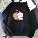 Hoodie Women Printed Cartoon Panda Bear Harajuku Unisex