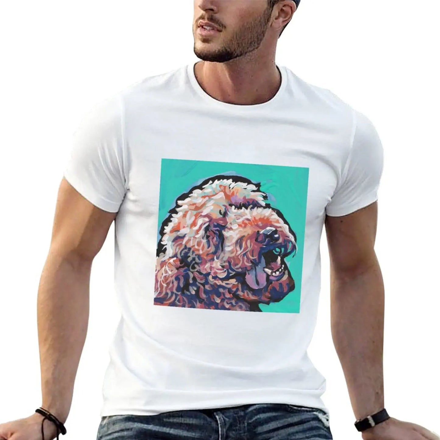 Poodle Labradoodle Golden Doodle Pop Men Tee