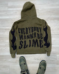 2024 Street Oversized Pullover Hoodie Y2K Letter Print Gothic Punk Versatile Sweatshirt