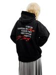 Streetwear Pullovers Men's Hoodies 1984 Letter Print Gothic Y2k