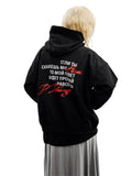 Streetwear Pullovers Men's Hoodies 1984 Letter Print Gothic Y2k