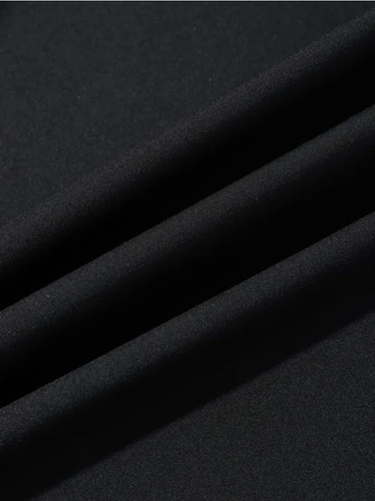 Men's Casual Kimono Style Japanese Letter Print Loose Fit Open Front Shirt