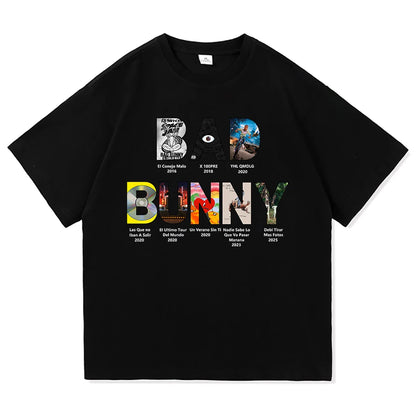 Bad Bunny 2025 Vintage Frog Graphic Tee