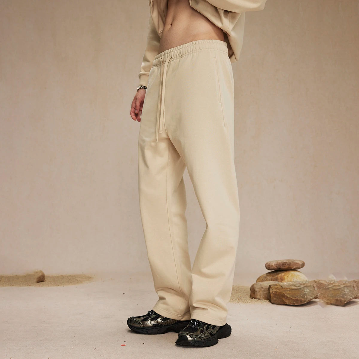 Vintage Trendy Drawstring Casual Sports Pants